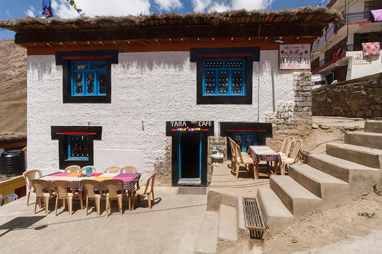 Tara Travellers Cafe in Pin Valley, Mudh village | Hotel ...